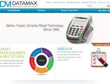 Tablet Screenshot of datamaxsys.com